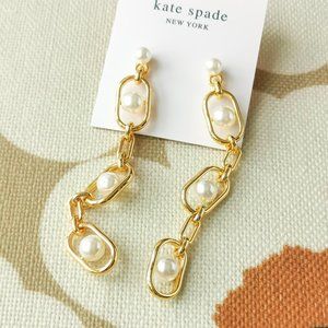 Kate Spade | Glamorous Strands | Gold Linear Earrings